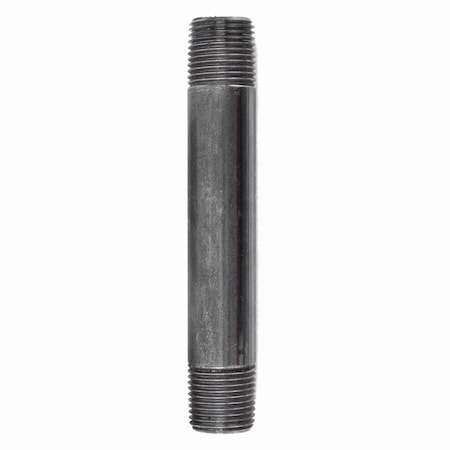 STZ Industries 1/8 In. MIP Each X 1/8 In. D MIP Black Steel 5 In. L Nipple